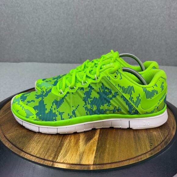 Nike Free Trainer 3.0 Men's Size 11 NRG Bright Green 631462-003 Running Shoes - Picture 3 of 7